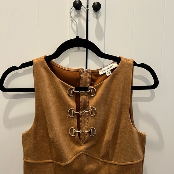 Stylish Tan Dress - Picture 3 of 3